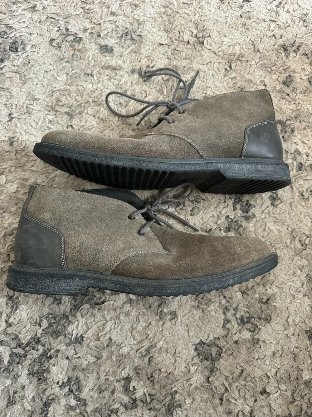 Bass Men's Suede Chukka Boots - Taupe/Brown size 10 men’s